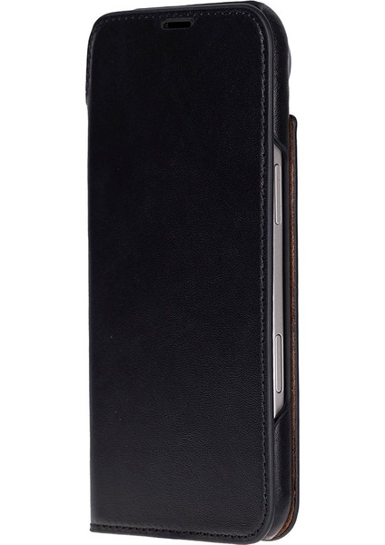 Apple iPhone 17 Için, Hakiki Deri, El Yapımı, Cüzdanlı Slim Kılıf, Mag Safe ile Uyumlu, Iç Yüzeyi Kadife, Siyah indirimleri