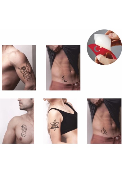 Düşüncenin Gücü 5'li Set Geçici Dövme Kına Şablonu fiyatları