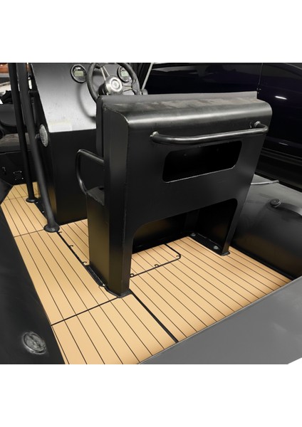 9448A Bantlı Açık Kahverengi (Gold) Eva Suni Teak (Tik) Deck Tekne, Yat, Havuz Kenarı ve Karavan Için Zemin Kaplaması 240 x 120 cm