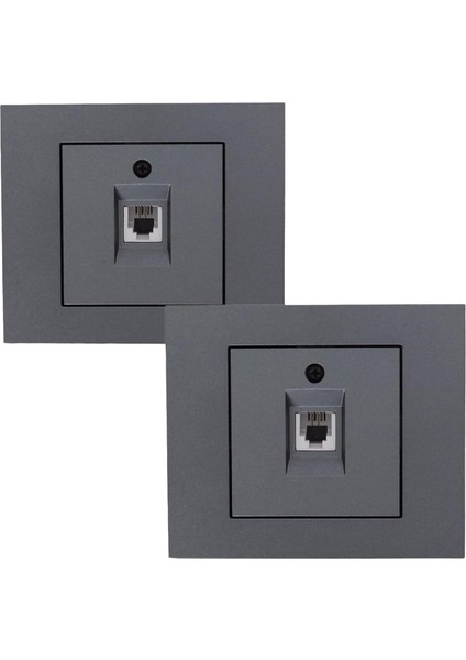 7 Adet Ovivo Grano Füme Numeris Telefon Prizi Çerçeve Dahildir Tem indirimleri