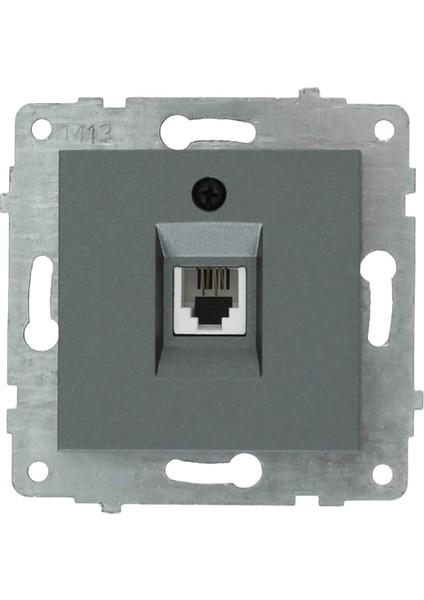 7 Adet Ovivo Grano Füme Numeris Telefon Prizi Çerçeve Dahildir Tem