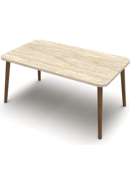 Orta Sehpa Torna Ayak Kare Traverten