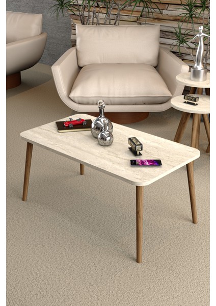 Orta Sehpa Torna Ayak Kare Traverten modelleri