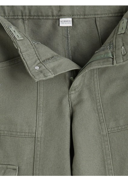 Yeni Sezon Basic Gabardin Kız Çocuk Kargo Pantolon modelleri