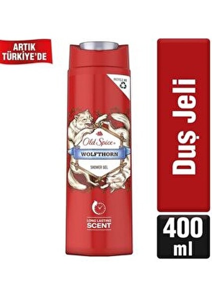 Duş Jeli Wolfthorn Erkekler İçin 400 ml Güçlü Koku ve Temizlik Etkisi fiyatları