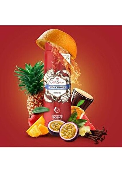 Duş Jeli Wolfthorn Erkekler İçin 400 ml Güçlü Koku ve Temizlik Etkisi fırsatları