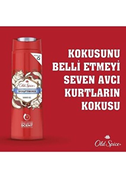 Duş Jeli Wolfthorn Erkekler İçin 400 ml Güçlü Koku ve Temizlik Etkisi indirimleri