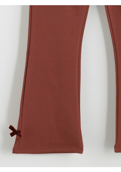 Yeni Sezon Beli Lastikli Ispanyol Paça Kız Çocuk Tayt modelleri