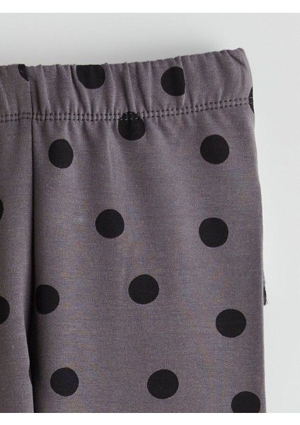 Yeni Sezon Beli Lastikli Puantiyeli Kız Çocuk Tayt fiyatları