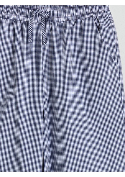 Yeni Sezon Beli Lastikli Ekose Kız Çocuk Pantolon modelleri