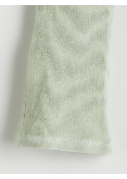 Yeni Sezon Beli Lastikli Ispanyol Paça Kadife Kız Çocuk Tayt fiyatları