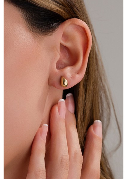 14 Ayar Altın Zarif Damla Küpe fiyatları