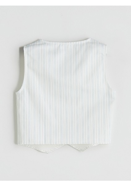 Yeni Sezon V Yaka Gabardin Kız Çocuk Klasik Yelek fırsatları