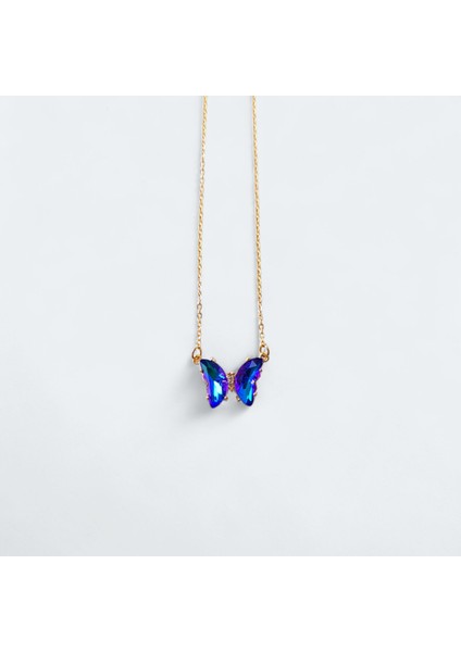 Zirkon Taşlı Kelebek Kolye fiyatları