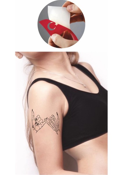 Lades Iskelet Elleri Tattoo Geçici Dövme Şablonları Kına Kalıpları fiyatları