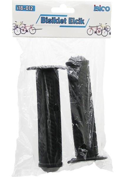 2 Pcs Set Siyah - Silikon Bisiklet Elcik (5067)