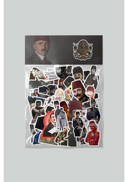 Enver Paşa Sticker Paketi -Bullet Journal - Ajanda - Planner - Defter - Laptop Etiket Çıkartma Çok Renkli 10 x 15 Paket Boyutu 3 x 5 cm Stickerlar Paket Içeriği 25 Adet Dadi Ramba Sticker