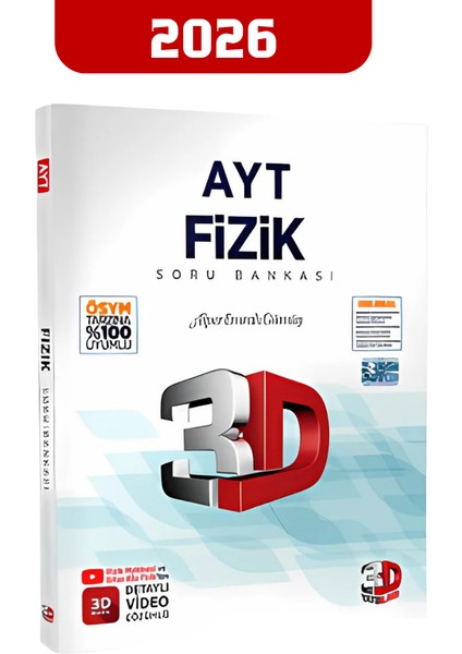 2026 3D Ayt Soru Bankası Fizik