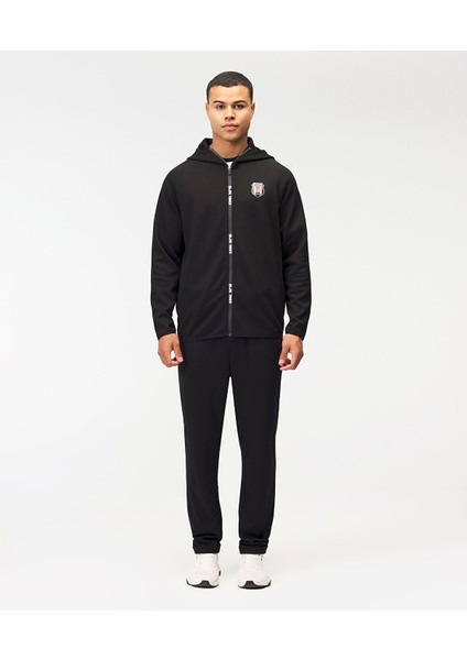 Beşiktaş Erkek Kapüşonlu Fermuarlı Sweatshırt 7526235T3