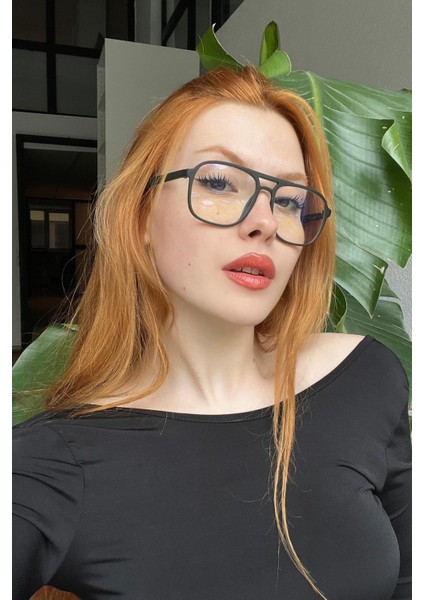 Buena Kadın Blue Block Gözlük Yeşil