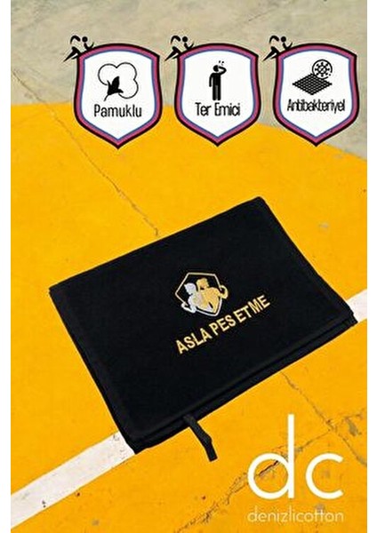 Nakışlı Sporcu Havlusu Pamuklu, Antibakteriyel, Ter Emici Fitness Plates Boks Tenis Spor Havlusu fırsatları