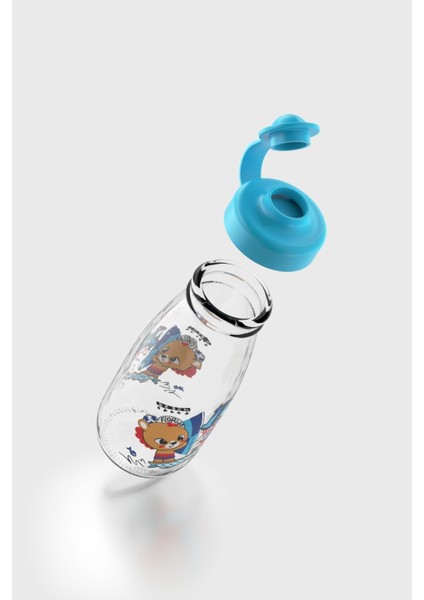 Ufo Kids Surfing Desen 250 ml Cam Şişe 182030 Turkuaz modelleri