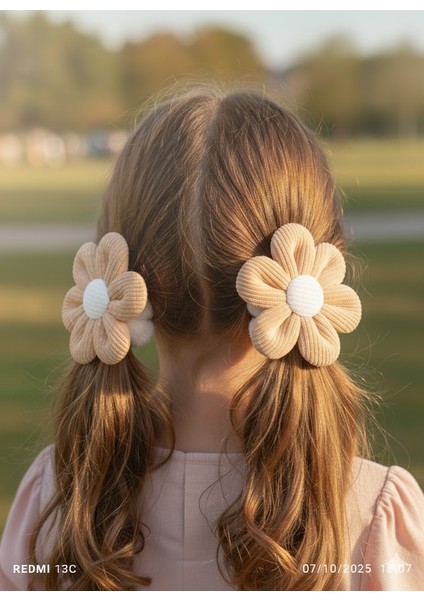 Kız Çocuk Papatya Toka 2'li