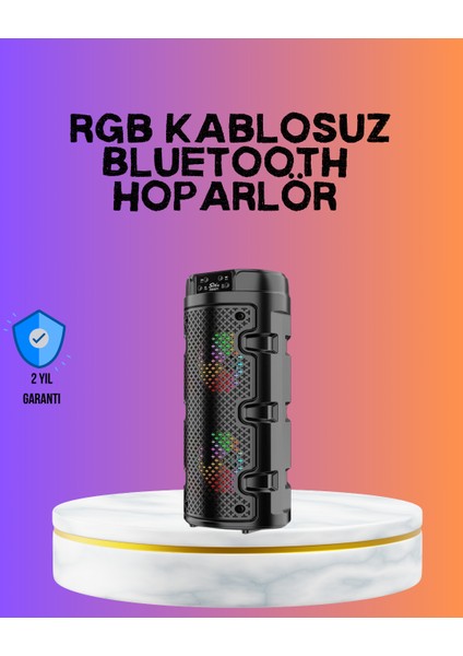 Wizard Güçlü Bass ve Net Tiz Özellikli Kablosuz Hoparlör