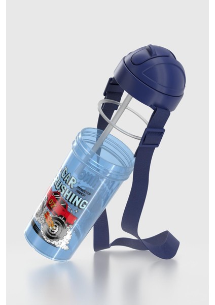 Cosmo Desenli 415 ml Pp Pipetli Çocuk Matara 912146 Mavi fiyatları