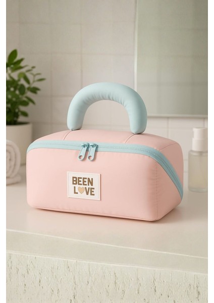 Garnili Pembe Makyaj Çantası fiyatları