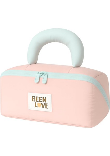 Garnili Pembe Makyaj Çantası