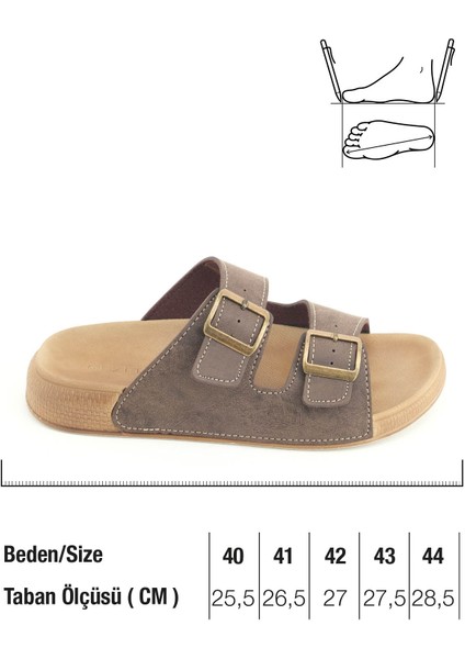 Erkek Yazlık Suni Deri Iki Toka Ayarlanabilir Rahat Taban Günlük Terlik fiyatları