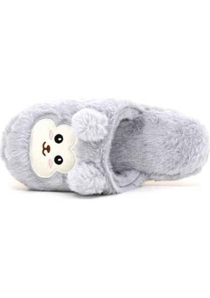 Anne Kız Ev Terliği Rahat Peluş Tüylü Kışlık Terlik Hayvanlı fiyatları