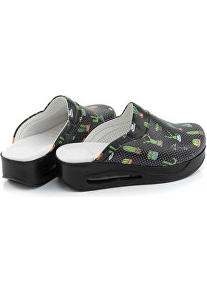 Air Taban Dolgu Topuklu Ortopedik Hastane Hemşire Kadın Sabo Terlik Kaktüs fırsatları