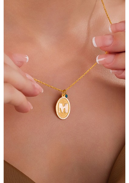 14 Ayar Altın M Harfli Kolye fiyatları