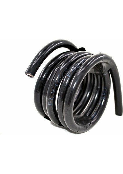 Bakır Akü Kablosu 1 Metre 16MM Siyah