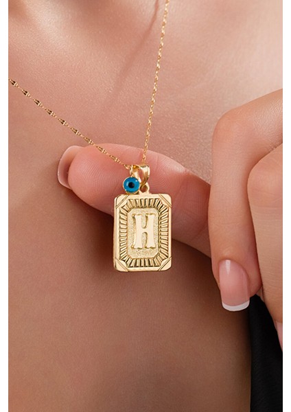 14 Ayar Altın Vintage H Harfli Kolye fiyatları