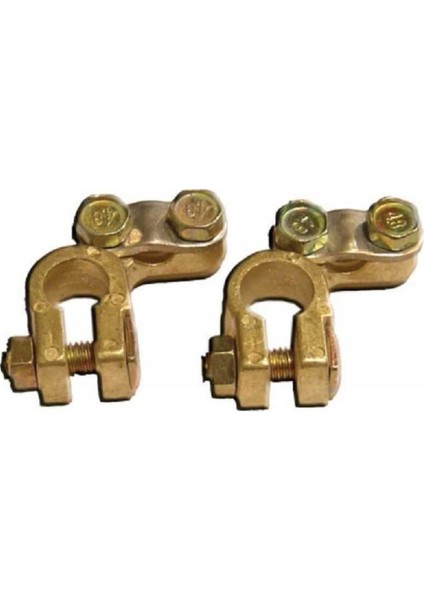 Otobalcı Akü Kutup Başı Set Zamak (+) (-) Set Kutupbaşı Takım
