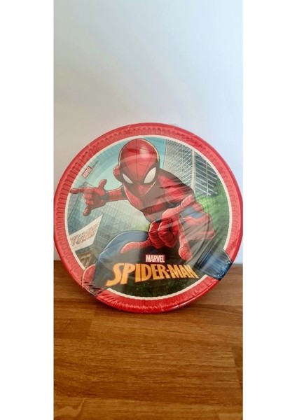 Spiderman Temalı Çocuk Tabak - 8’li Plastik Doğum Günü Parti Tabak Seti fiyatları