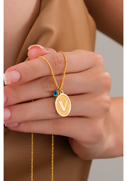14 Ayar Altın I Harfli Kolye modelleri