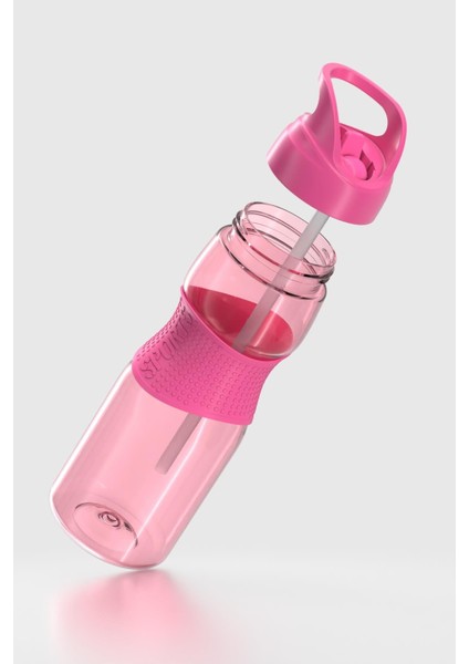 Moly Silikon Detaylı 730 ml Pipetli Tritan Matara 912116 Fuşya fiyatları