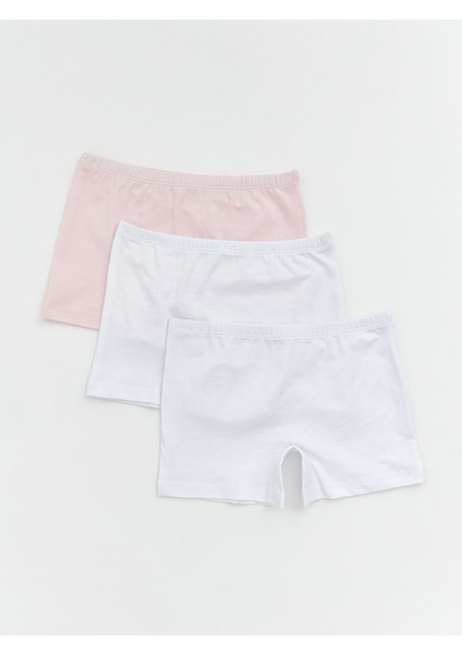 Yeni Sezon Basic Kız Çocuk Boxer 3'lü