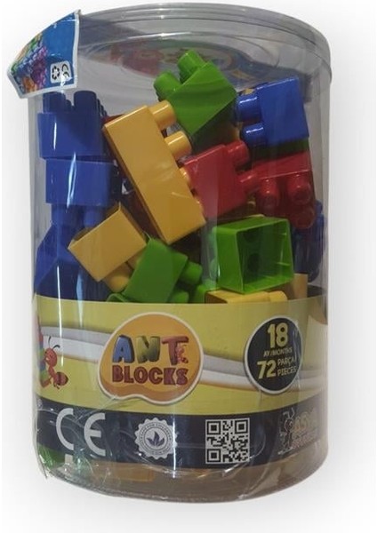 Ant Blocks 72 Parça Plastik Blok Seti