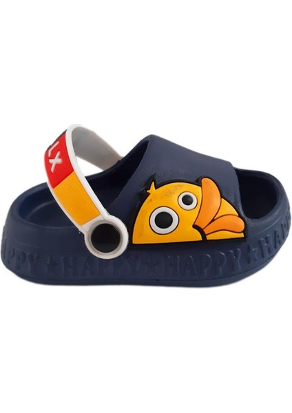Kaymaz Taban Yumuşak Esnek Hafif Civciv Figürlü Günlük Erkek Çocuk Terlik fiyatları