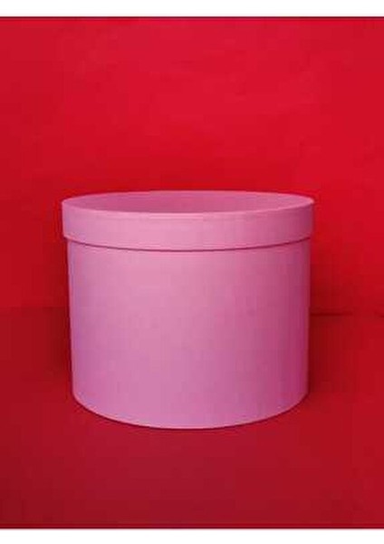 Pembe Silindir Set Çap 26.3 Yükseklik 20 cm