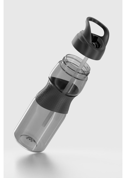 Moly Silikon Detaylı 730 ml Pipetli Tritan Matara 912116 Siyah fiyatları