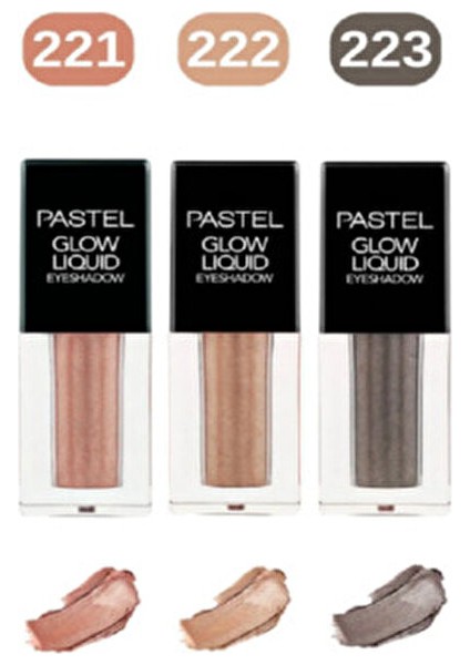 Glow Liquid Eyeshadow 221 + 222 + 223 Dreamland - Göz Farı