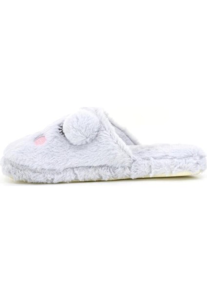 Anne Kız Ev Terliği Rahat Peluş Kuzu Figürlü Kulaklı Tüylü Kışlık Terlik Hayvanlı modelleri