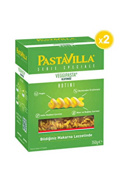 Veggi Glutensiz Makarna 350 gr 2 Paket Sağlıklı Beslenme İçin Uygun