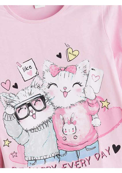 Yeni Sezon Bisiklet Yaka Kız Çocuk Pijama Üst fiyatları